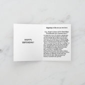 1957生まれ年の誕生日おもしろい事実 カード (内部)