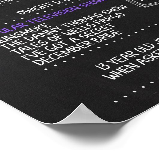 1957生まれ年63歳の誕生日パーティーに男性のサイン ポスター (角)