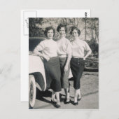 1957 グラマー・ガールズ #47 ポストカード (正面/裏面)