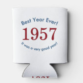 1957 ♥ 最高の年！オーバーザヒル誕生日ギフト 缶クーラー (裏面)