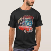 1957 57シェヴィスのトラックのベルエアヴィンテージレトロカーstr tシャツ (正面)