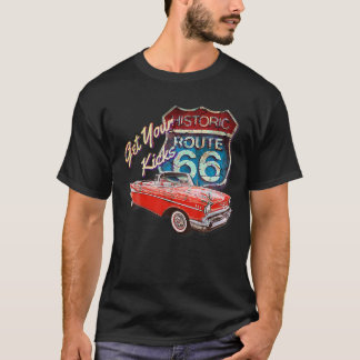 1957 57シェヴィスのトラックのベルエアヴィンテージレトロカーstr tシャツ