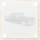 1957 Bel Air 4ドアガラスコースター ガラスコースター (裏面)