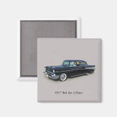 1957 Bel Air 4ドアマグネット マグネット (正面/裏面)