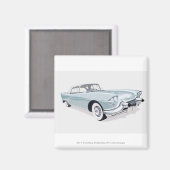 1957 Cadillac内部ドライバのシルエット マグネット (正面/裏面)