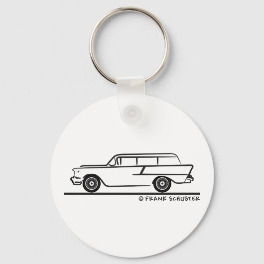 1957 Chevrolet 1-50 Stationwagon キーホルダー (正面)