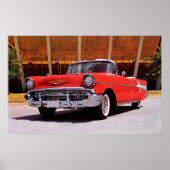 1957 Chevrolet Bel-Air Convertible ポスター (正面)