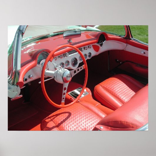 1957 Chevrolet Corvette ポスター (正面)