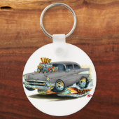 1957 Chevy 150-210グレーカー キーホルダー (正面)