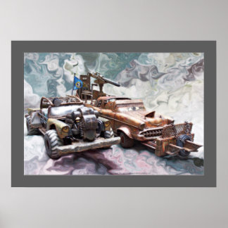 1957 Chevy Bel Air,クラシック,ジャンクポスト黙示録 ポスター