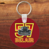 1957 Chevy Belair Keychain. キーホルダー (正面)