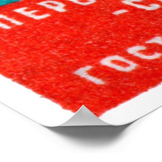 1957 Laika the Space Dog ポスター (角)