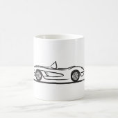1958コルベット兌換 コーヒーマグカップ (中央)