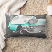 1958シボイ・インパラ鮮やかな青 ランバークッション (ブランケット)