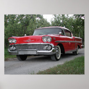 1958シボレーImpala ポスター