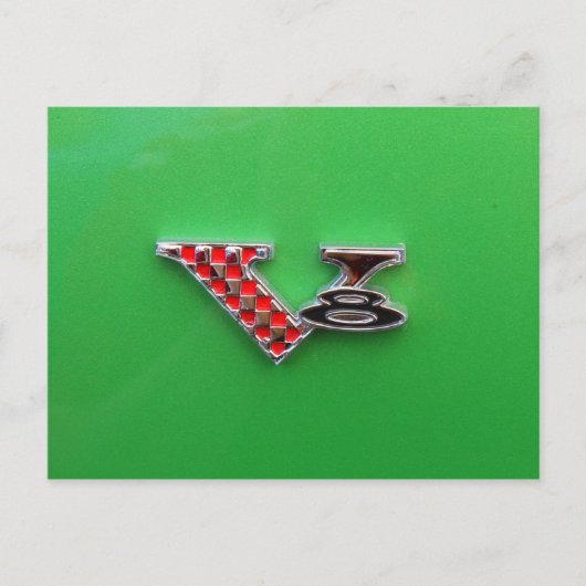 1958プリマスV8 ポストカード (正面)