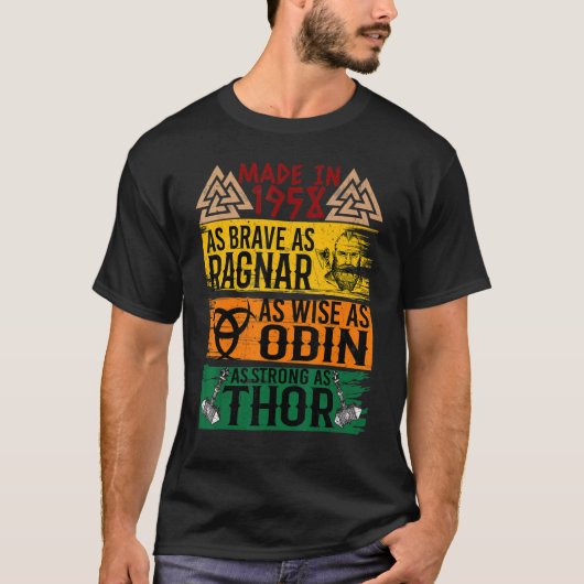 1958年にオジンViと同じくらい賢くラグナー並に勇敢に作られた Tシャツ (正面)