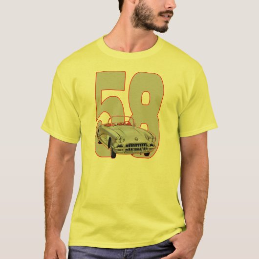 1958年のコルベット Tシャツ (正面)