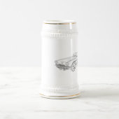 1958年のChevyコルベット ビールジョッキ (中央)