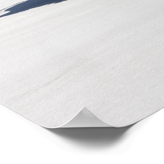 1958年コルベットのレース車の塩フラット ポスター (角)