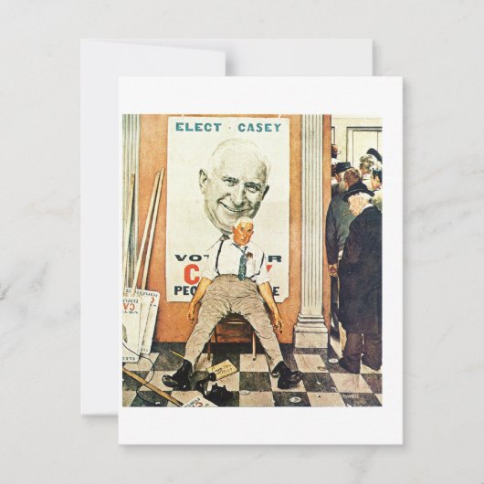 1958年ノーマン・ロックウェル前後 シーズンカード (正面)