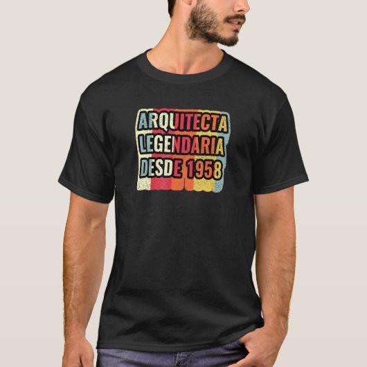 1958年以来の伝説的女性建築家 Tシャツ (正面)