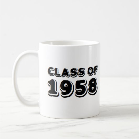 1958年卒業クラス コーヒーマグ コーヒーマグカップ (左)