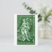 1958年園芸+園芸用スタンプ ポストカード (スタンド正面)