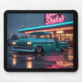 1958年型シボレー アパッチ 3100 ステップサイド ピックアップトラック マウスパッド