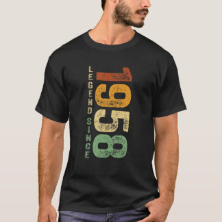 1958年生まれのレジェンド 1958年以来の伝説 誕生日ギフト Tシャツ