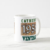 1958年生まれの誕生日お祝い コーヒーマグカップ (正面右)