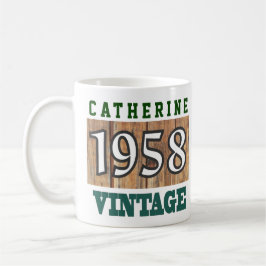 1958年生まれの誕生日お祝い コーヒーマグカップ