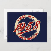 1958年製 ポストカード (正面/裏面)