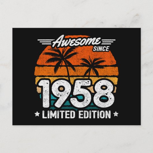 1958年限定復刻エディション・生まれてからすごい1958 ポストカード (正面)