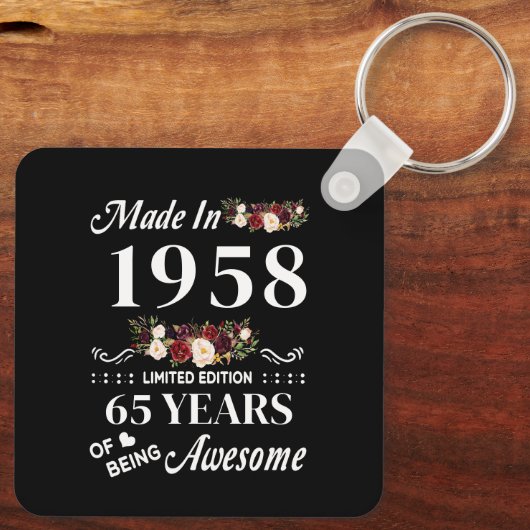 1958年限定版65年 キーホルダー (裏面)