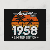 1958年限定 レトロ・アウェーサム 1958年からずっと ポストカード (正面)