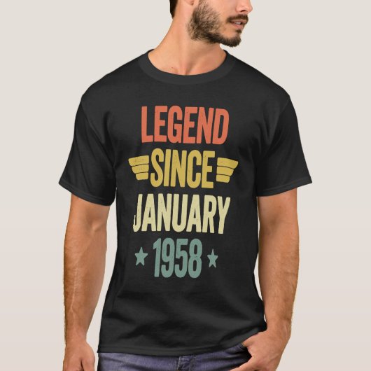 1958年1月以来の伝説 Tシャツ (正面)
