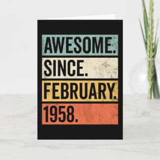1958年2月から素晴らしい 誕生日 カード