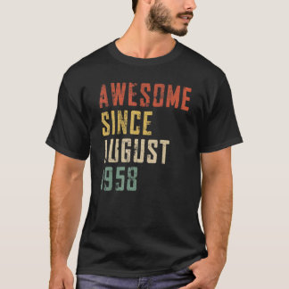 1958年64日素晴らしB威厳がある以来64歳 Tシャツ
