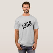 1958年 お誕生日おめでとう 60歳 Tシャツ (正面フル)