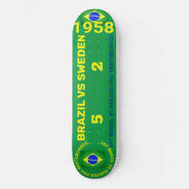 1958年 ブラジル対スウェーデン 8 1/4" スケートボードデッキ