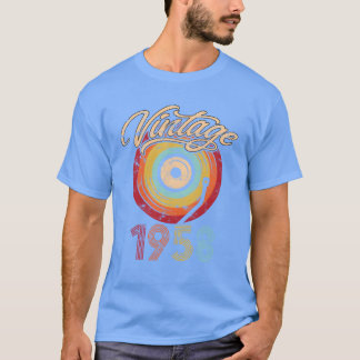 1958年 誕生日 ヴィンテージ ビニール Tシャツ