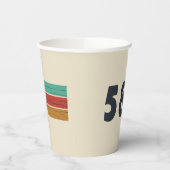 1958生まれ年のヴィンテージ誕生日 紙コップ (左)