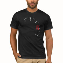 1958 356のスタイルの回転速度計のデザインのTシャツ