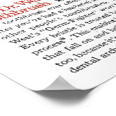 1958 Dr. West toothpaste ポスター (角)