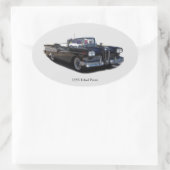 1958 Edsel Pacerシール 楕円形シール (バッグ)