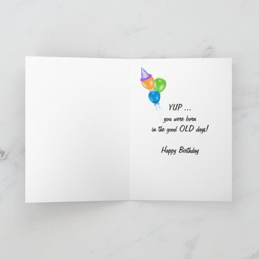 1959の誕生日のおもしろい事実 カード (内部)