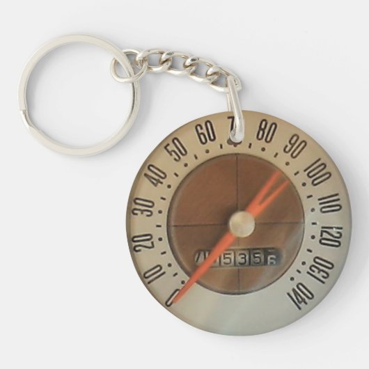 1959クラシック年スポーツカー キーホルダー (正面)