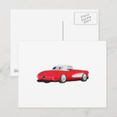 1959コルベット ポストカード (正面/裏面)