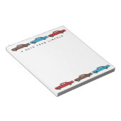 1959シェヴィイインパラクラシック車カスタム車 ノートパッド (アングル)